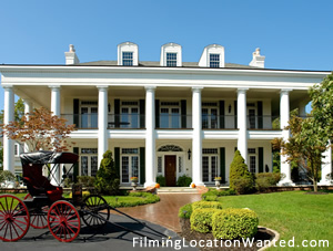 Film location rental plantation in Saint Louis Missouri 